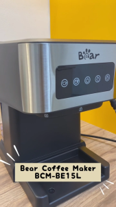 Bear Coffee Maker Espresso Machine15-Bar Professional Pressure 1.5L Large Water tank BCM-BE15L