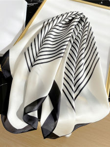 Khăn Choàng Nữ Mùa Xuân Hè Đơn Giản Kẻ Sọc 70cm Khăn Quàng Cổ Hình Vuông Nhỏ Khăn Quàng Cổ Cho Phi Công Chuyên Nghiệp Khăn Quàng Đầu Khăn Quàng Tóc