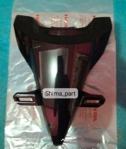 panel tameng kecil kedudukan plat nomor depan Vario 125 150 new 2018 2020 hitam glossy hitam kilap