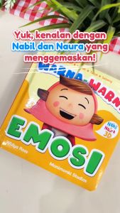 Seri Nabil Naura 3D Warna-Warni Emosi Boardbook | Buku Cerita Anak 1-5 Tahun