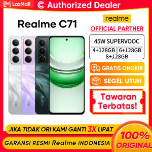 realme C71 8/128GB 6/128GB 4/128GB NFC 6300mAh Baterai 45W FlashCharge 100% Original