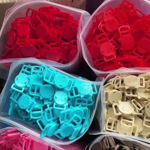 Mini Cat Face Plastic Snap Buckle 10mm Colorful Quick Release Clasp for Cat Collars Pet Collar Buckle Accessories