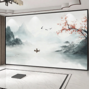 KEERMAN | Custom 3D Traditional Chinese Style Landscape Wallpaper