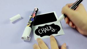 8Pcs White Liquid Chalk Color Marker Dust Free Blackboard Pen Advertisement Erasable Highlighter Board Pen Schooloffice supply