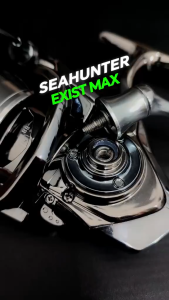 SeaHunter EXIST MAX Power Handle Spinning Reel Pancing12+1BB Gear Ratio 6.3:1Max Drag 18kgSW ALL Metal Fishing Reel