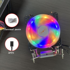 CPU Cooler Tower PC Radiator 4PIN PWM Silent RGB Fan For Intel 775 1700 1200 1150 1155 1156 1366 2011 AMD AM5 AM4 AM3 X99 X79