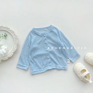 Summer Childrens Set Baby Girls Fashionable Sunscreen Clothes with Mosquito-Resistant Pants Air Conditioner Suit for Babies