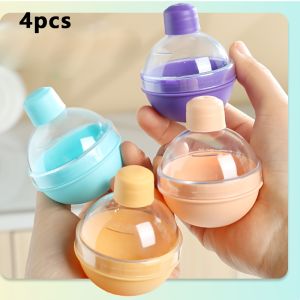 4-piece summer essential ice hockey mold set light bulb-shaped food-grade silicone ice maker for home use.