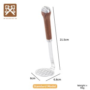Golden Key | Baby Food Masher Stainless Steel Mash Tool