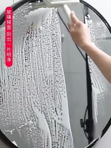 แปรงกระจกที่รีดน้ำ ฟองน้ำเช็ดกระจก แปรงเช็ดกระจก สำหรับทำความสะอาด