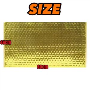 CAR SOUND PROOF GOLD Adhesive Heat Resistant Bonnet Door Seal Silent Insulation SOUND DEADENING myvi wira axia saga vios city almera bezza