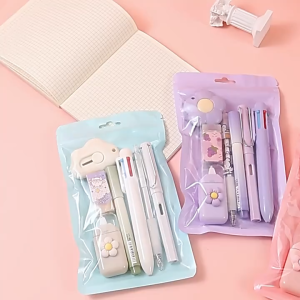 Colorlady - Set Quà Tặng Văn Phòng Phẩm 6-7 Món Tone Pastel Dễ Thương Bộ Dụng Cụ Học Tập Đáng Yêu Làm Quà Tặng Học Sinh
