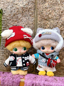 Disney Dimoo World Túi Treo Bằng Cao Su Mỹ Doodle Little Wolf Và Mỹ Mềm Mại Little Cute Quần Áo Búp Bê Vải Chất Liệu 15cm