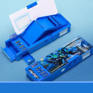 Kotak Pensil Kode Sandi Tempat Pensil Transformers Robot Password Pencil Case Anak Laki laki Perempuan