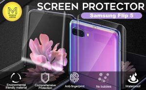 Samsung Z Flip 6 Front And Back 360 Full Coverage Clear Soft Matte TPU Film Screen Protector Z Flip6