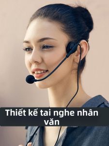Đầu Thu Âm Cỡ Nhỏ Chuyên Dụng Cho Giáo Viên Takstar HM700 Microphone Có Dây Đài Phát Thanh Đài Phát Thanh Đeo Đầu Đài Phát Thanh