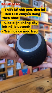 Loa Bluetooth Flip6 RGB Âm Thanh Chất Hơn Mức Giá Bass Đập Căng TREBLE Lên Không Vỡ