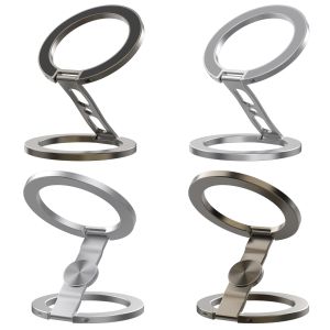 Double-Sided Magnetic Phone Ring Holder for MagSafe Kickstand Compatible For iPhone 16/15/14 Huawei Xiaomi Stand Grip Accessory