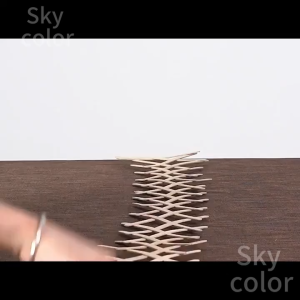50PCS DIY Crafts Wooden Popsicle Stick Ice Cream Sticks Color Handicraft Model Handmade Materials