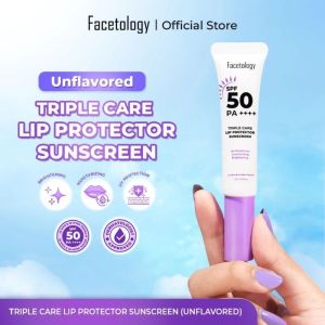 Facetology Triple Care Lip Protector Sunscreen SPF 50 PA+++