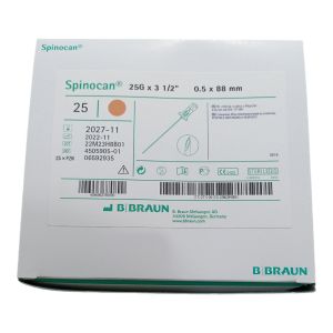 Spinocan 25G/ 3 1/2" Spinal Needle BBRAUN