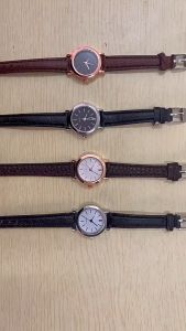 Watch Women Korean Style Casual Leather Strap Small Quartz Watch Jam Tangan
