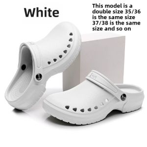 Operating Room Slippers Womens Anti-slip Thick Bottom Medical Surgery Shoes Mens Doctor Monitoring Room Professional Cap Toe EVA Slippers