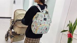 2022 New Fashion Mummy Bag Backpack Multi-Functional Large Capacity Baby Bag Mother Bag Mom Outing Backpack