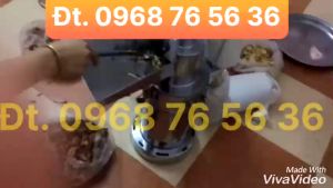 Máy xay trầm hương tam thất DF25 dạng 6 búa đập siêu mịn mát tay