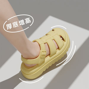 Dây Mỏng La Mã Giày Sandal Nữ Thời Trang Mùa Hè EVA Giày Đi Biển Chống Trơn Trượt K-Phong Cách Đế Bằng Thường Ngày sử Dụng