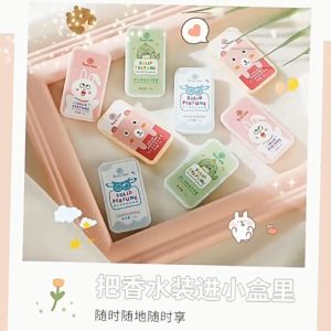 [COD]Teeny color Solid Perfume Parfum Padat Oles Wangi Praktis  -💖Catherine