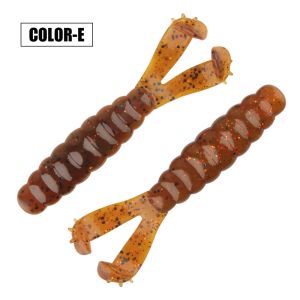 Bộ Mồi Câu Cá Spinpoler Bass Bait Set - 10 Mồi Mềm Dạng Đuôi Kép Siêu Bền TPR Nổi Tốt 10 Chiếc Kèm Hộp Đựng Dùng Cho Biển Sông Và Hồ