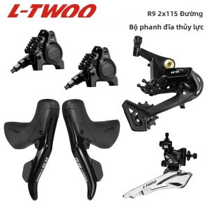 L-TWOO | Bộ Nhóm Chuyển Động Phanh Đĩa Thủy Lực LTWOO R9 Road 2x11 22 Tốc Độ Phiên Bản Hợp Kim Carbon Với Bộ Chuyển Số Trước Sau Kẹp Phanh Bộ 4 Món Dành Cho Xe Đạp
