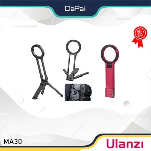 Ulanzi MA30 Carabiner-Mounted Phone Tripod Dual-sided Magnetic Phone Holder for Video Light Outdoor Travel Vlog Livestreaming