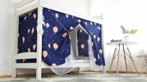 Rèm Giường Sinh Viên Và Màn Chống Muỗi Tích Hợp Rèm Che Nắng Giường Tầng Trên Và Tầng Dưới Của Ký Túc Xá ins Gió