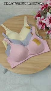 Bra Menyusui Bukaan Depan Tally 2669 Bahan Katun Busa Sedang Ukuran 36-42 Cup B-C Tanpa Kawat TALLY