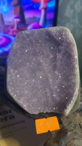 Hoa đá thạch anh tím tán sắc Uruguay Rainbow Aura Amethyst tự nhiên Vip AAA năng lượng luân xa 910