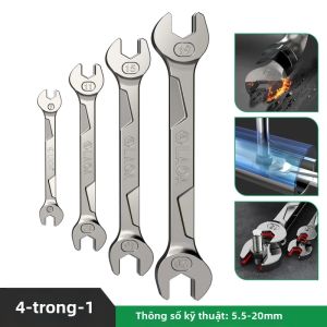 LAOA | Cờ Lê Hai Đầu Mở LAOA Đa Kích Cỡ 20mm Dụng Cụ Cầm Tay Chuyên Nghiệp Tùy Chọn Thép Không Gỉ Bền Bỉ Dành Cho Thợ Máy Và Người Đam Mê Tự Làm.