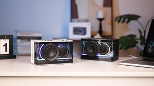 Edifier QD25 Wireless Bluetooth Speaker | Tabletop Stereo Pairing Multi-Device & Splendid Lights