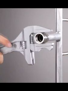 6-68mm Double Side Adjustable Pipe Wrench Aluminum Alloy Universal Spanner for Faucets Large Opening Wrenches Nut Sink
