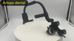 Kính Lúp Nha Khoa Độ Phóng Đại 2.5X 3.5X Có Đèn LED Pin Đơn Đèn Phẫu Thuật Đèn Y Tế Dành Cho Nha Sĩ