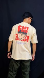 Tshirt Oversized - Fake Face - Casual Series