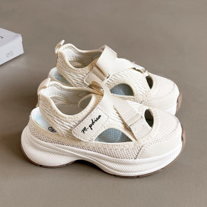 Breathable Hollow-out Head-covered Girls Sandals