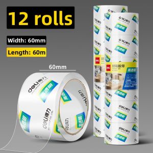 deli | Transparent Strong High Adhesion No Residue Left Large Wide Tape