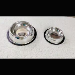 Mangkok STAINLESS Tempat Makan Minum Kucing Anjing Murah Wadah Pakan Makanan Kucing Feeder Steel