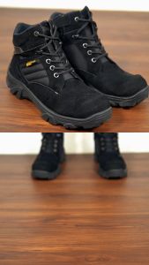 Sepatu Safety Pria Boots Ujung Besi Delta: Sepatu Kerja Outdoor & Proyek