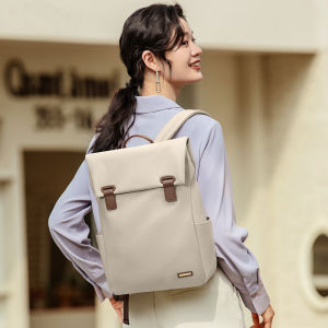 MINGKE Laptop Backpack 15.6 inch for Women Elegant Minimalist Water resistant Shockproof Stylish Fashion