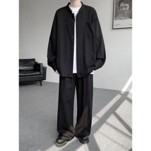 JIARONG | Áo Sơ Mi Lụa Mỏng Tencel Phong Cách Truyền Thống Cao Cấp