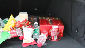 72/92L/112L Waterproof Oxford Cloth Car Boot Organiser Foldable Automobile Storage Box Portable Organiser