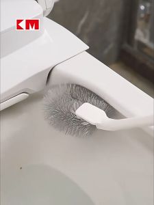 [ส่งไว จากไทย] Kokoro Home แปรงขัดส้วม แปรงล้างห้องน้ำ หัวซิลิโคน ด้ามยาว ไม่ขึ้นสนิม แห้งเร็ว แข็งแรง ขัดสะอาด ไม่ทิ้งคราบ แปรงล้างห้องน้ำติดผนัง MB273